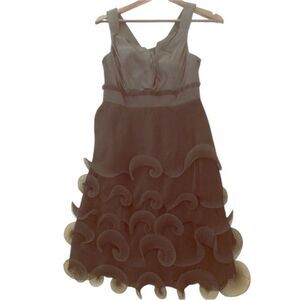 NWT Phoebe  mini black tiered party dress Size 2